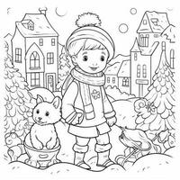 Christmas Coloring Pages photo