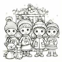 Christmas Coloring Pages photo