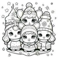 Christmas Coloring Pages photo