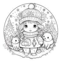 Christmas Coloring Pages photo