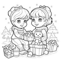 Christmas Coloring Pages photo