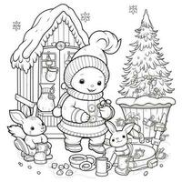 Christmas Coloring Pages photo