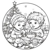 Christmas Coloring Pages photo