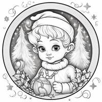 Christmas Coloring Pages photo