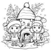 Christmas Coloring Pages photo