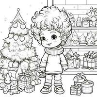 Christmas Coloring Pages photo