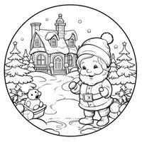 Christmas Coloring Pages photo