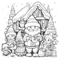 Christmas Coloring Pages photo