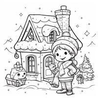 Christmas Coloring Pages photo