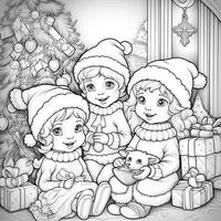 Christmas Coloring Pages photo