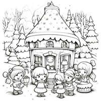 Christmas Coloring Pages photo