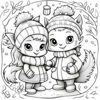 Christmas Coloring Pages photo