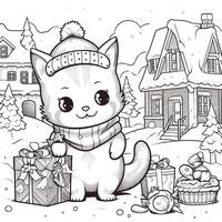 Christmas Coloring Pages photo