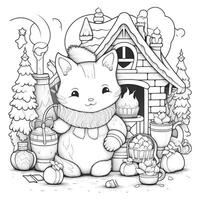 Christmas Coloring Pages photo