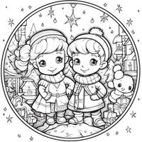 Christmas Coloring Pages photo