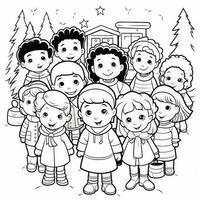 Christmas Coloring Pages photo