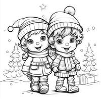 Christmas Coloring Pages photo