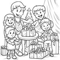 Christmas Coloring Pages photo