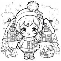 Christmas Coloring Pages photo