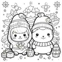 Christmas Coloring Pages photo