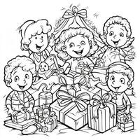 Christmas Coloring Pages photo