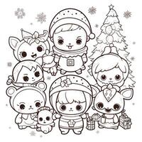 Christmas Coloring Pages photo