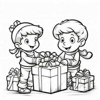 Christmas Coloring Pages photo