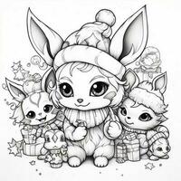 Christmas Coloring Pages photo