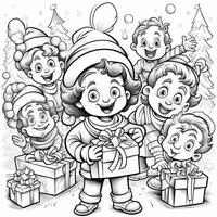 Christmas Coloring Pages photo