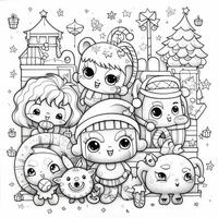 Christmas Coloring Pages photo