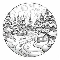 Christmas Coloring Pages photo