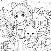 Christmas Coloring Pages photo