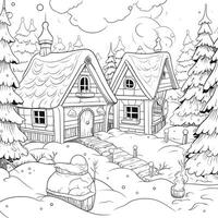 Christmas Coloring Pages photo