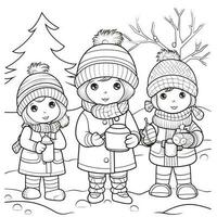 Christmas Coloring Pages photo