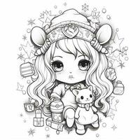 Christmas Coloring Pages photo