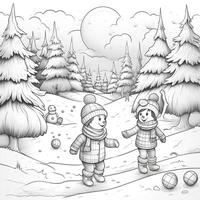 Christmas Coloring Pages photo