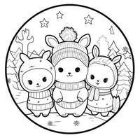 Christmas Coloring Pages photo