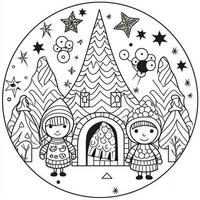 Christmas Coloring Pages photo