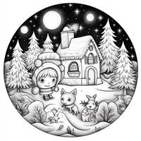 Christmas Coloring Pages photo