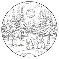 Christmas Coloring Pages photo