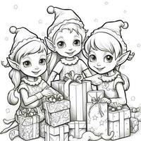 Christmas Coloring Pages photo