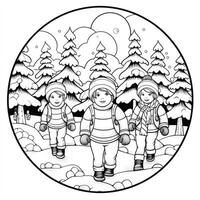 Christmas Coloring Pages photo