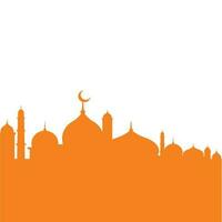 Mosque icon vector Illustration isolated on white background