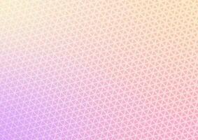 Triangle soft pink gradient pattern geometric line background vector