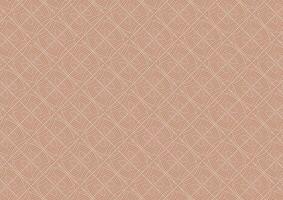 Abstract tile line geometric pattern culture asian brown background vector