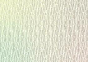 Hexagon smooth line minimal pattern presentation soft background vector
