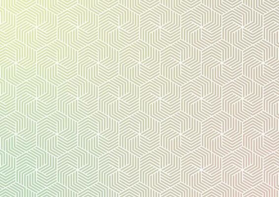 Hexagon smooth line minimal pattern presentation soft background