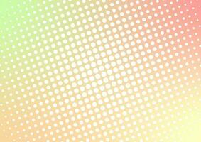 Abstract colorful gradient dot pattern circle presentation background vector