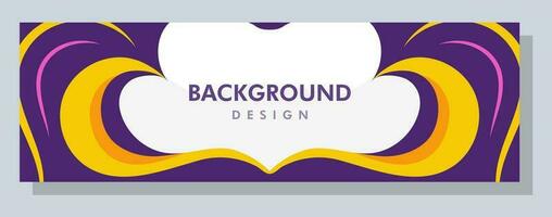 Abstract banner design. Vector shape background.