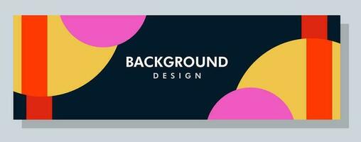 Abstract banner design. Vector shape background.